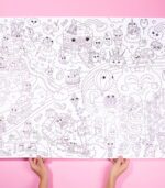 OMY Coloring Poster - Boyama Posteri - Kawaii - Görsel 8