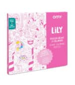 OMY Coloring Poster - Boyama Posteri - Lily Unicorn