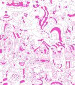 OMY Coloring Poster - Boyama Posteri - Lily Unicorn - Görsel 5