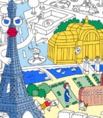 OMY Coloring Poster - Boyama Posteri - Paris - Görsel 2