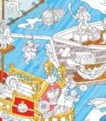 OMY Coloring Poster Boyama Posteri Pirates - Görsel 3