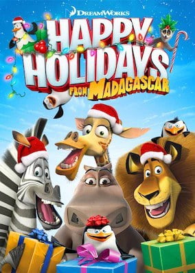 dreamworks prettige feestdagen vanuit madagascar 2