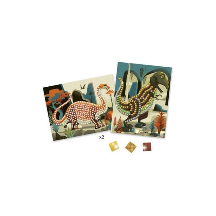 Djeco mozaik yapıştırma / dinosaurs - görsel 2