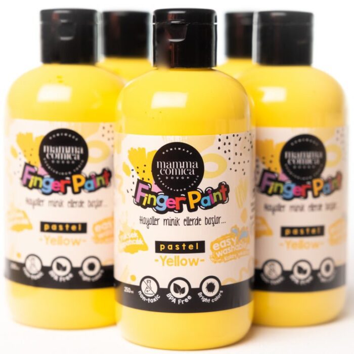 Pastel sari yıkanabilir boya 250ml - görsel 2