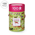 Crocodile Creek Puzzle - 100 Parça - Atlar
