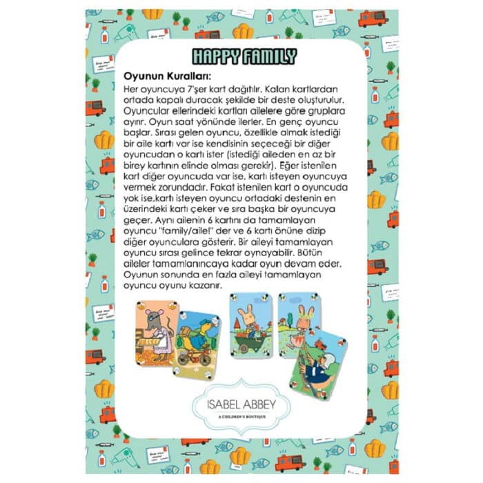 Djeco kart oyunları - happy family - görsel 5