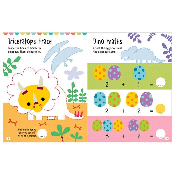 Big stickers for little hands dinosaur island - görsel 2
