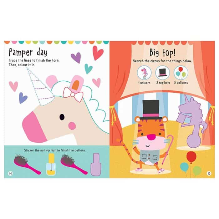 Big stickers for little hands magical unicorns - görsel 2