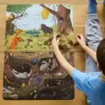 Mori Toys Underground & Overground Puzzle - 24 Parça Dev Yer Puzzle ve Posteri - Görsel 4