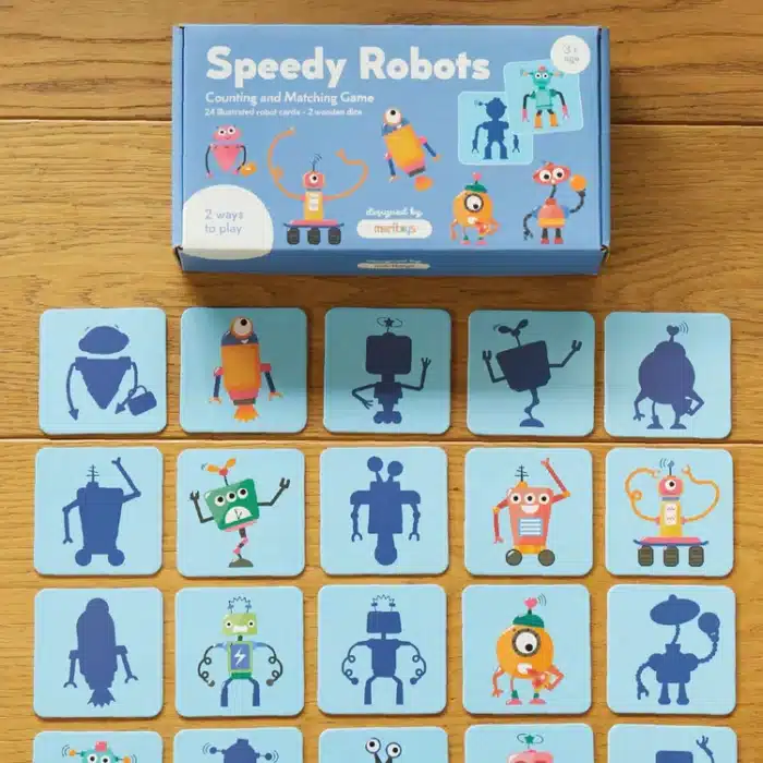 Mori toys speedy robots - sayma ve eşleştirme oyunu - görsel 6