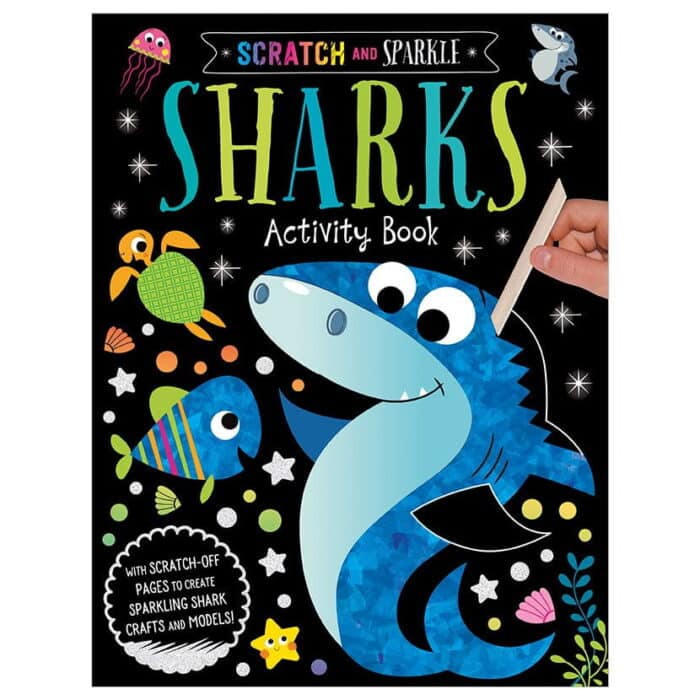 Scratch and sparkle sharks activity book - görsel 1