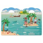 Melissa&Doug Kabartmalı Tak Çıkar Çıkartma Seti - Korsanlar - Görsel 9