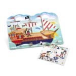 Melissa&Doug Kabartmalı Tak Çıkar Çıkartma Seti - Korsanlar - Görsel 8