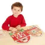 Melissa&Doug Kabartmalı Tak Çıkar Çıkartma Seti - Çiftlik - Görsel 2