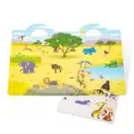 Melissa&Doug Kabartmalı Tak Çıkar Çıkartma Seti - Safari - Görsel 3