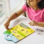 Melissa&Doug Kabartmalı Tak Çıkar Çıkartma Seti - Safari - Görsel 6