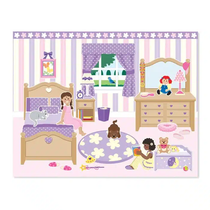 Melissa&doug tak çıkar çıkartma kitabı - oyun evi - görsel 2