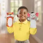Melissa&Doug El kukla seti - Hayvanat Bahçesi - Görsel 10