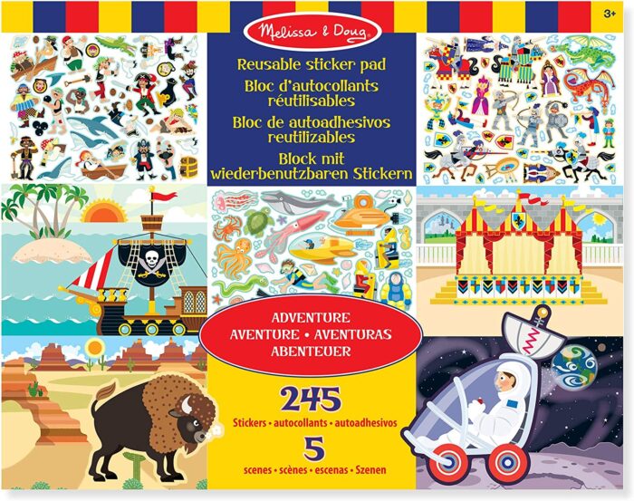 Melissa&doug tak çıkar çıkartma kitabı - macera - görsel 1