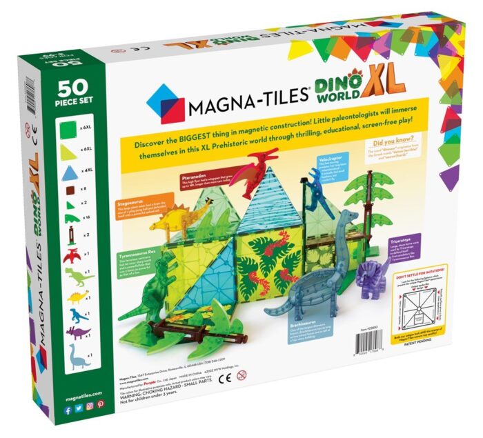 Stem egitici setler magna tiles dinozo b2ca