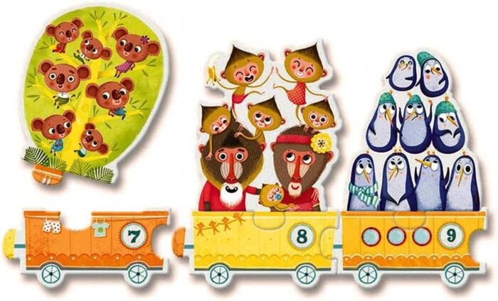Djeco i̇kili puzzle/ i count - görsel 3