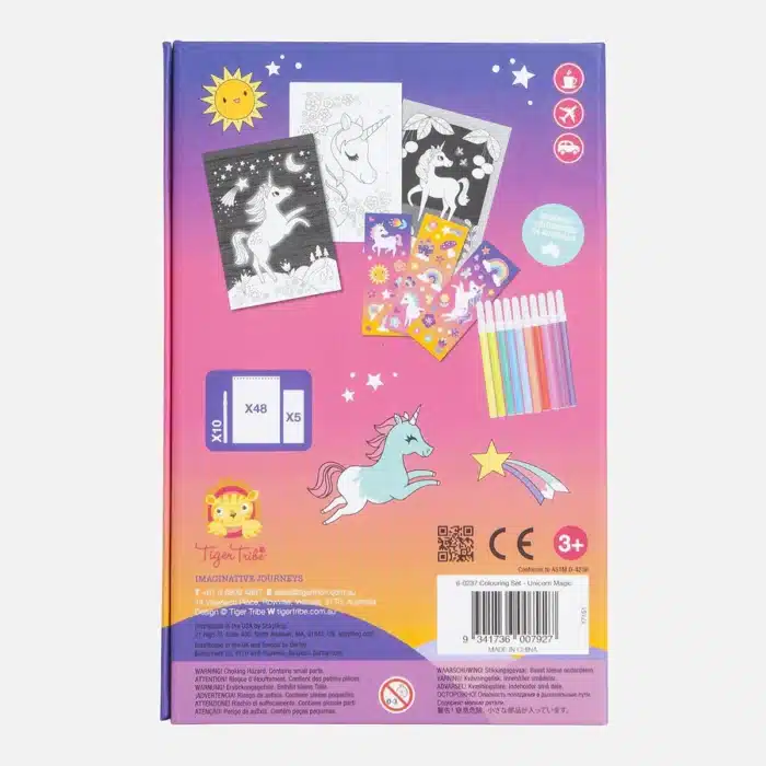 Tiger tribe boyama seti - unicorn magic - görsel 5