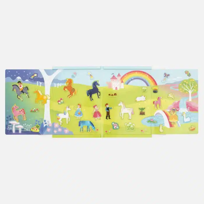 Tiger tribe mıknatıslı oyun seti - unicorn kingdom - görsel 2