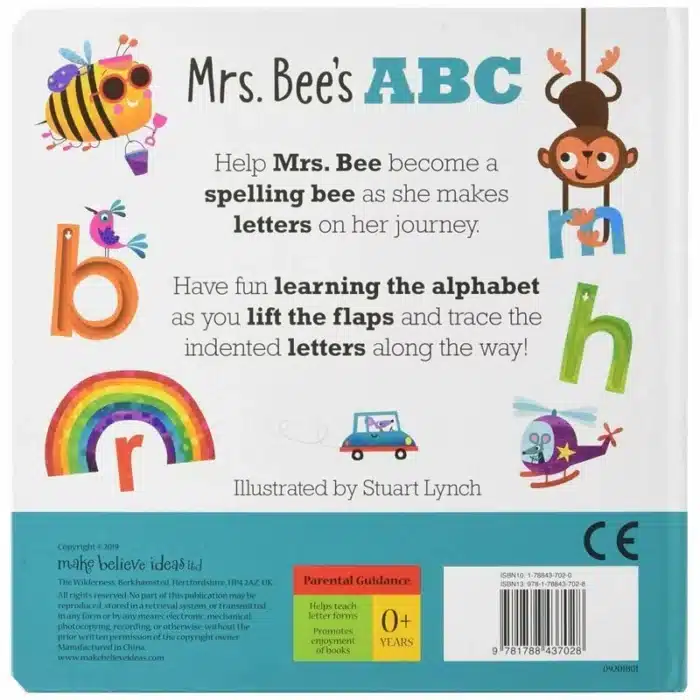 Mrs bees abc trace and flap bb - görsel 3