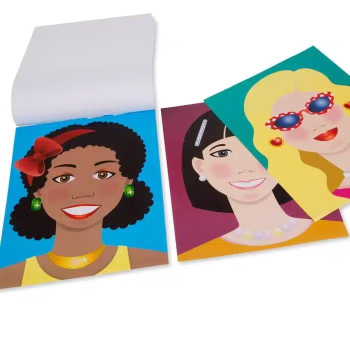 Melissa&doug çıkartma kitabı - yüzler - görsel 9
