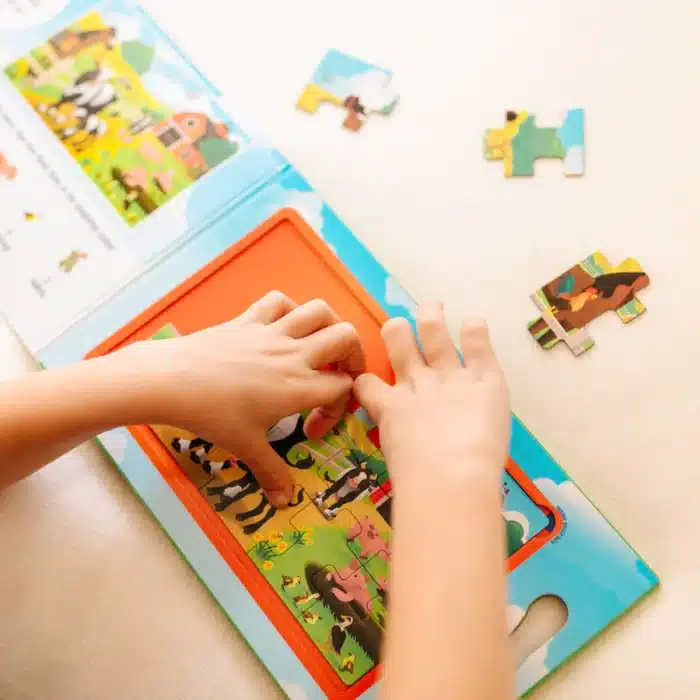 Melissa&doug mıknatıslı yapboz seti 2x15 - çiftlik - görsel 4