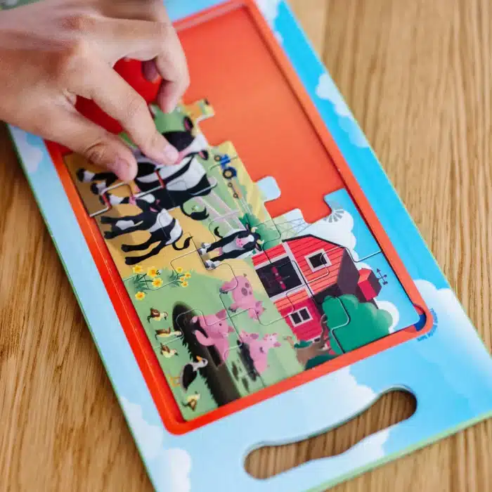 Melissa&doug mıknatıslı yapboz seti 2x15 - çiftlik - görsel 2