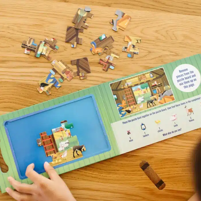 Melissa&doug mıknatıslı yapboz seti 2x15 - çiftlik - görsel 6