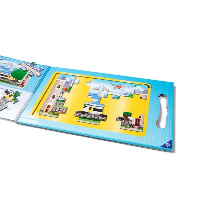 Melissa and doug mıknatıslı 2x15 yapboz seti - araçlar - görsel 2