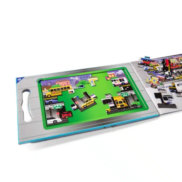 Melissa and doug mıknatıslı 2x15 yapboz seti - araçlar - görsel 3