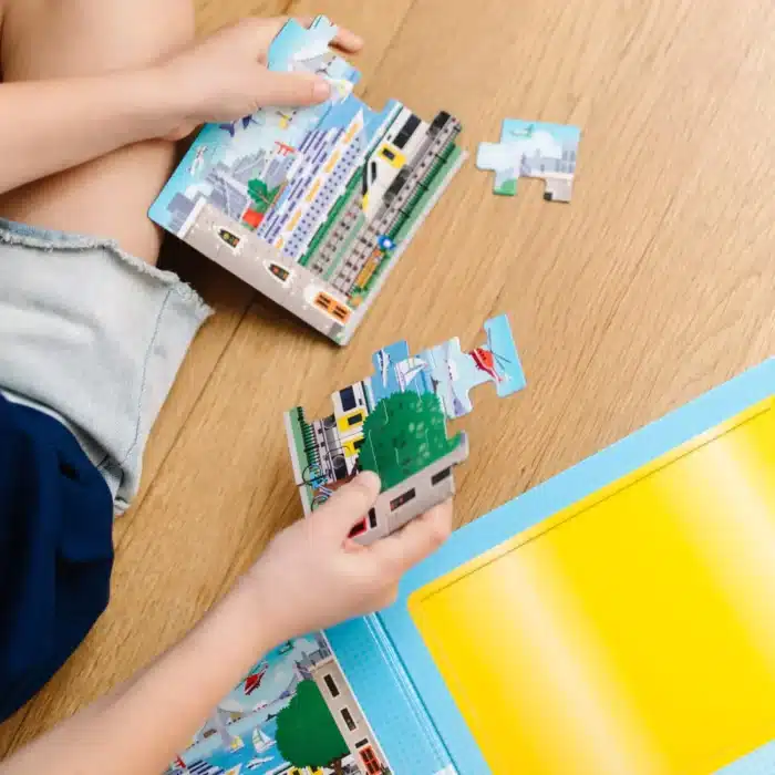 Melissa and doug mıknatıslı 2x15 yapboz seti - araçlar - görsel 5
