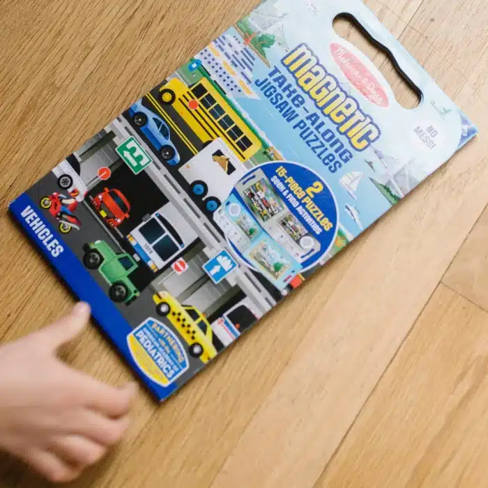Melissa and doug mıknatıslı 2x15 yapboz seti - araçlar - görsel 7