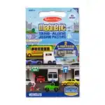 Melissa and Doug Mıknatıslı 2x15 Yapboz Seti - Araçlar