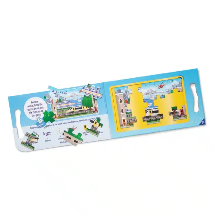 Melissa and doug mıknatıslı 2x15 yapboz seti - araçlar - görsel 9