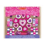 Melissa&Doug Ahşap Boncuk Dizme - Pırıltılı Kalpler