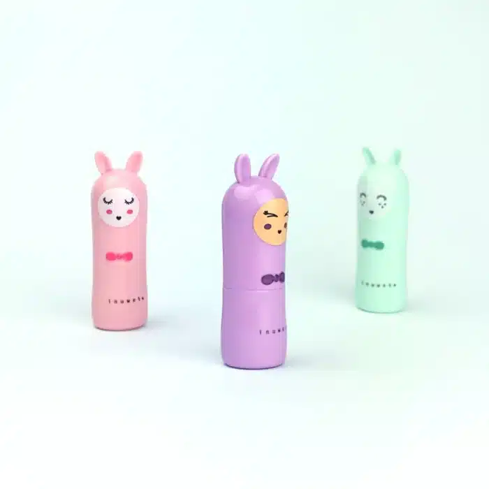Inuwet bunny lipbalm vanilla - coco / coral - görsel 4