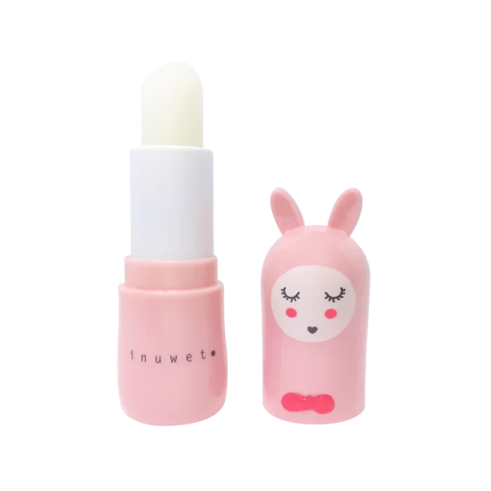 Inuwet bunny lipbalm strawberry / pink - görsel 2