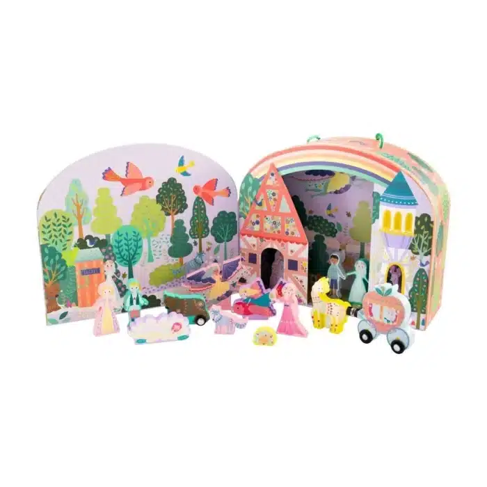 Floss & rock ahşap figürlü oyun kutuları / fairy tale - görsel 1