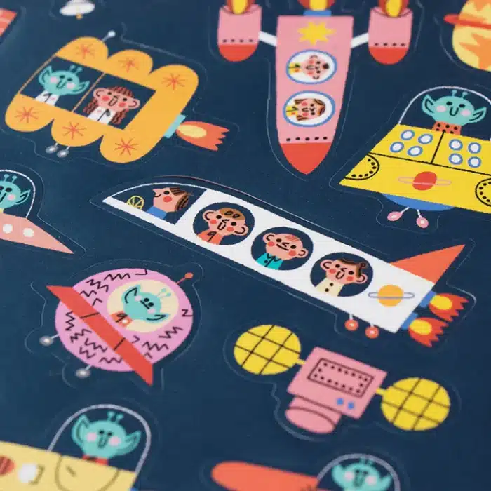 Londji activities stickers space - aktiviteler çikartma uzay - görsel 4