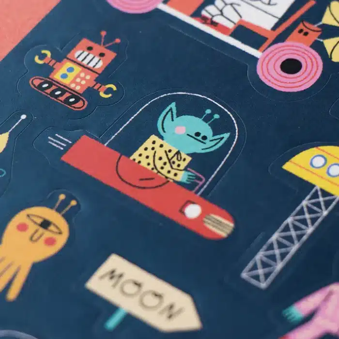 Londji activities stickers space - aktiviteler çikartma uzay - görsel 6