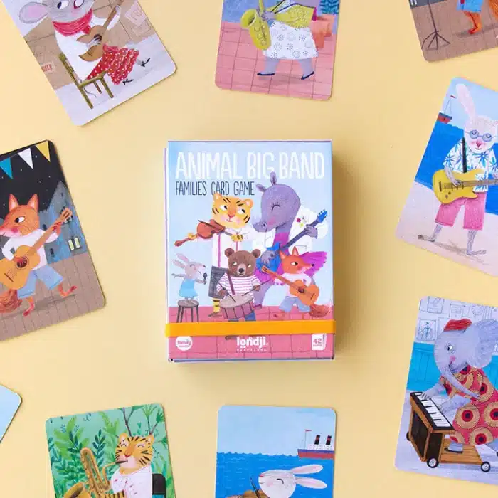Londji card game animals big band - kart oyunu büyük hayvan grubu - görsel 10