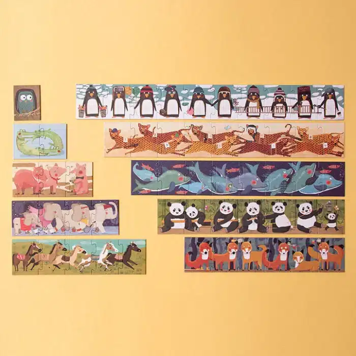 Londji puzzle10 penguins - yapboz 10 penguen - görsel 2