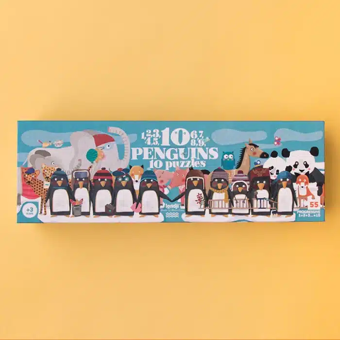 Londji puzzle10 penguins - yapboz 10 penguen - görsel 1