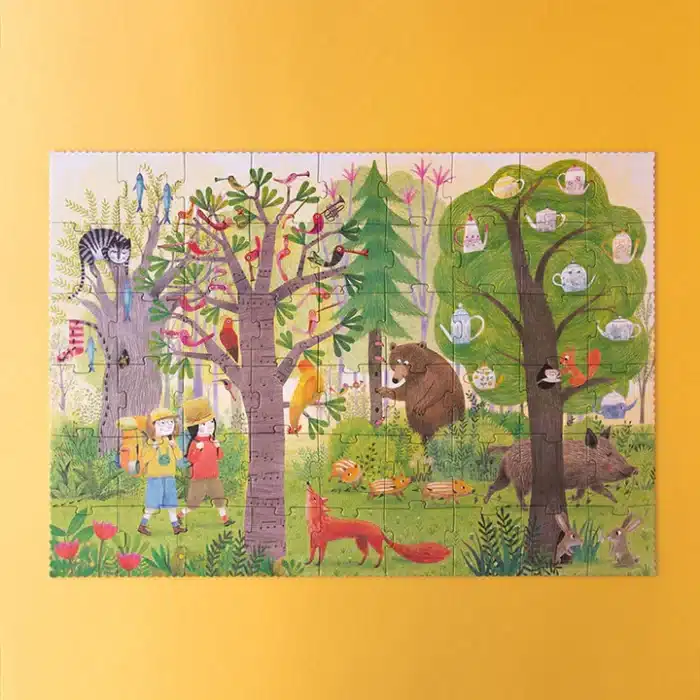 Londji puzzle night&day in the forest - yapboz ormanda gece ve gündüz - görsel 3