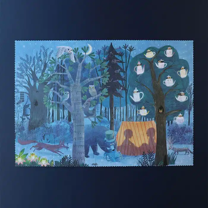 Londji puzzle night&day in the forest - yapboz ormanda gece ve gündüz - görsel 5