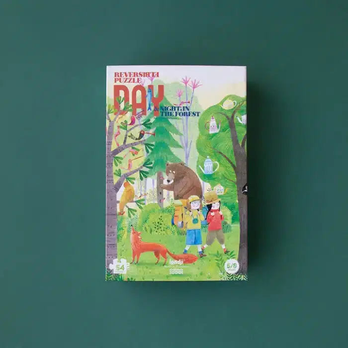 Londji puzzle night&day in the forest - yapboz ormanda gece ve gündüz - görsel 1
